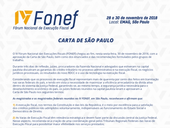Carta Sao Paulo